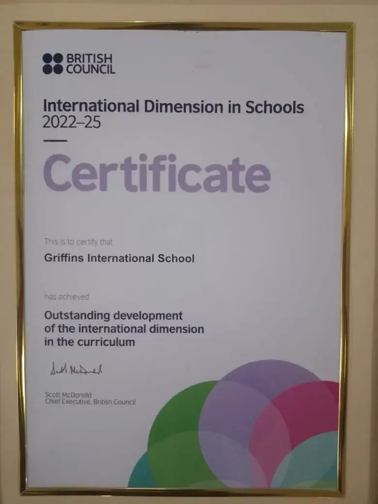 BRITISH COUNCIL AWARD